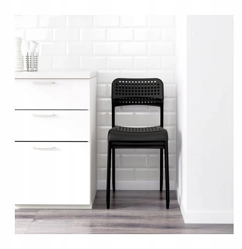 IKEA ADDE KĖDĖ VIRTUVĖ VALGOMAS SVETAINE Juodas