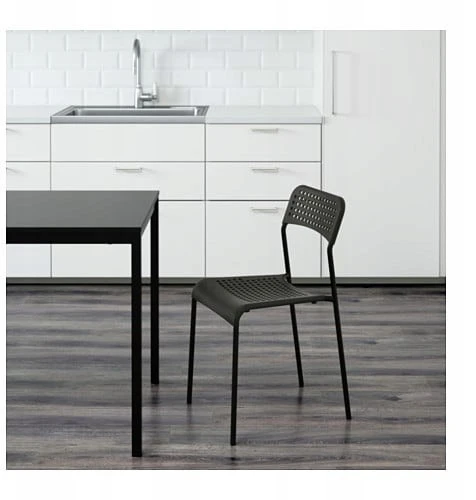 IKEA ADDE KĖDĖ VIRTUVĖ VALGOMAS SVETAINE Juodas