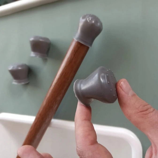 IKEA ANTILOP KĖDĖS NESKLIDI KĖDŲ UŽDALIMAI, MIX CLORS, 4 vnt.