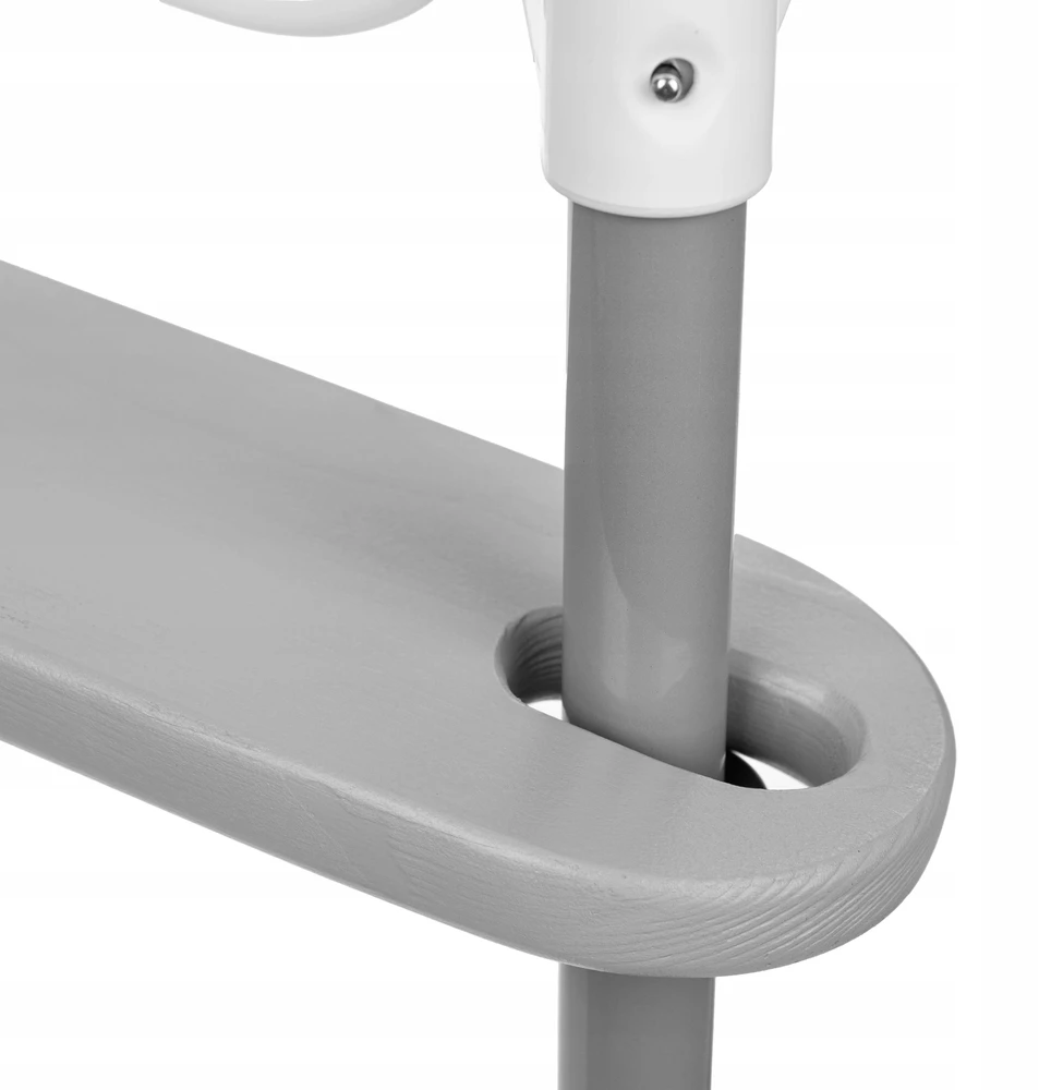 IKEA Antilop Pilkas reguliuojama kojų atrama iš pušies medienos aMami