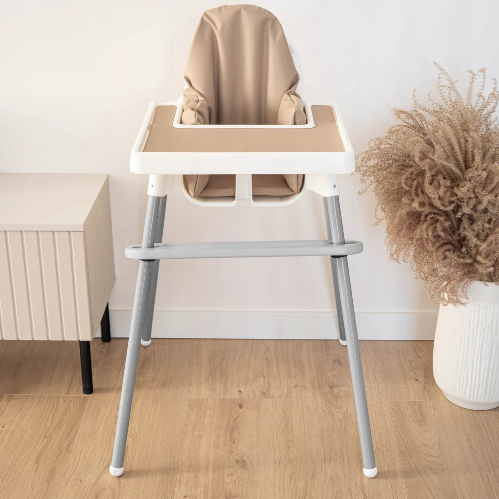IKEA Antilop Pilkas reguliuojama kojų atrama iš pušies medienos aMami