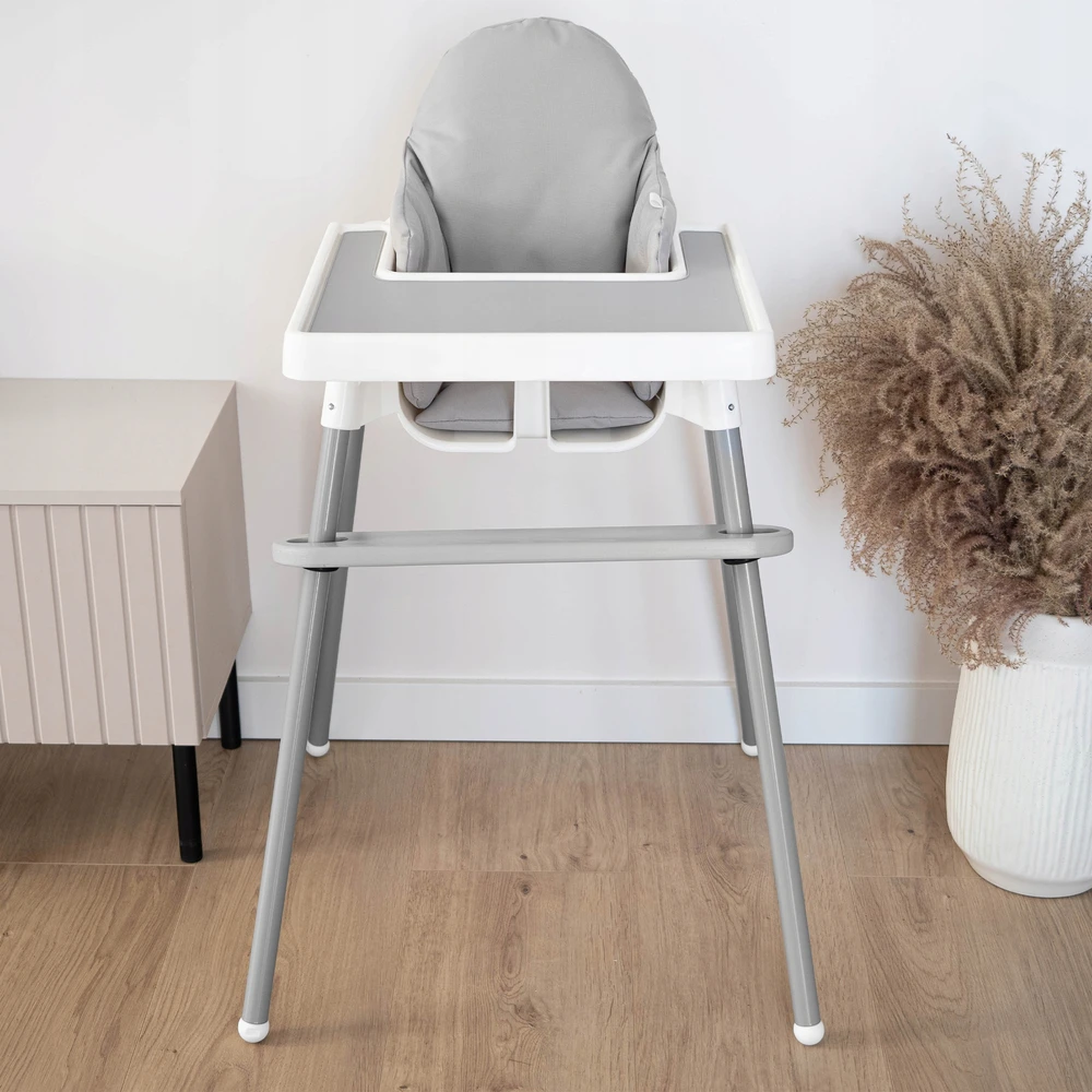 IKEA Antilop Pilkas reguliuojama kojų atrama iš pušies medienos aMami