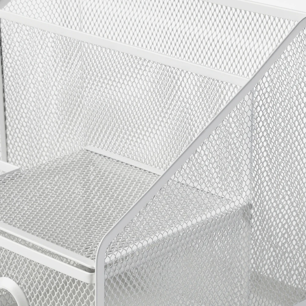 Ikea Drönjöns stalinis organizatorius, baltas, 25x20 cm, 2 vnt.