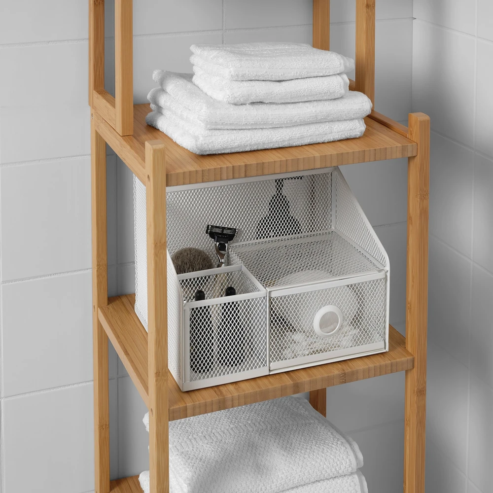 Ikea Drönjöns stalinis organizatorius, baltas, 25x20 cm, 2 vnt.
