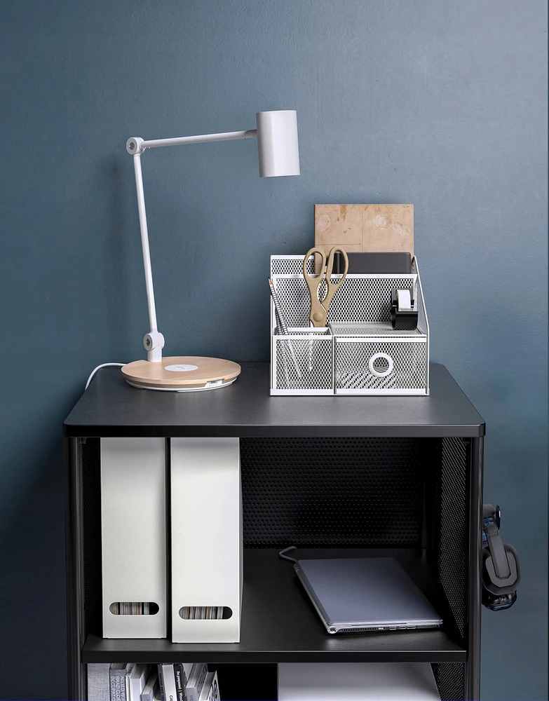Ikea Drönjöns stalinis organizatorius, baltas, 25x20 cm, 2 vnt.