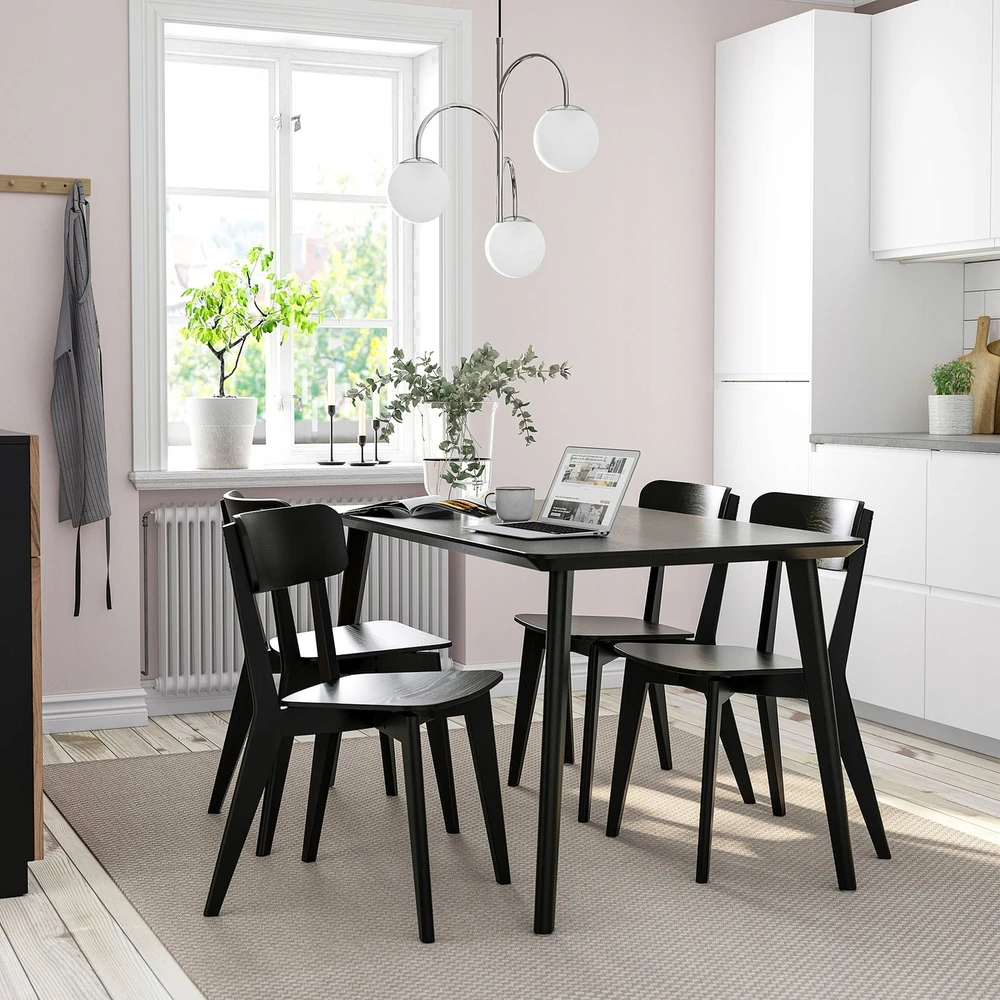 Ikea Elegantiška juoda kėdė Lisabo - svetainei, biurui