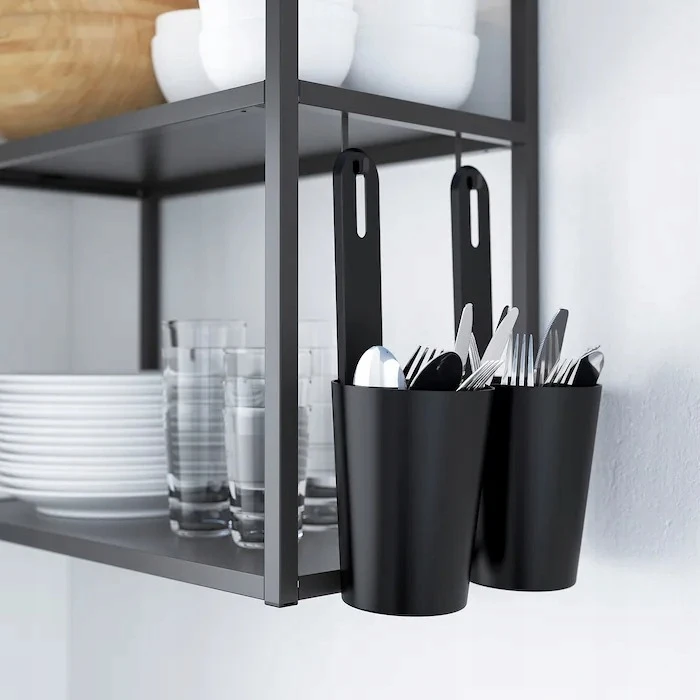 IKEA ENHET KABLIS ANTHRACITE 6x24 MM 2 vnt.