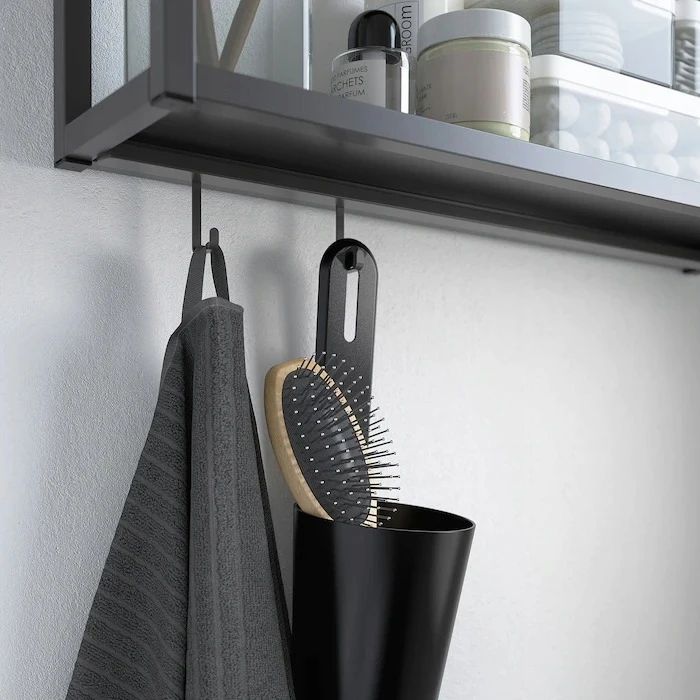 IKEA ENHET KABLIS ANTHRACITE 6x24 MM 2 vnt.