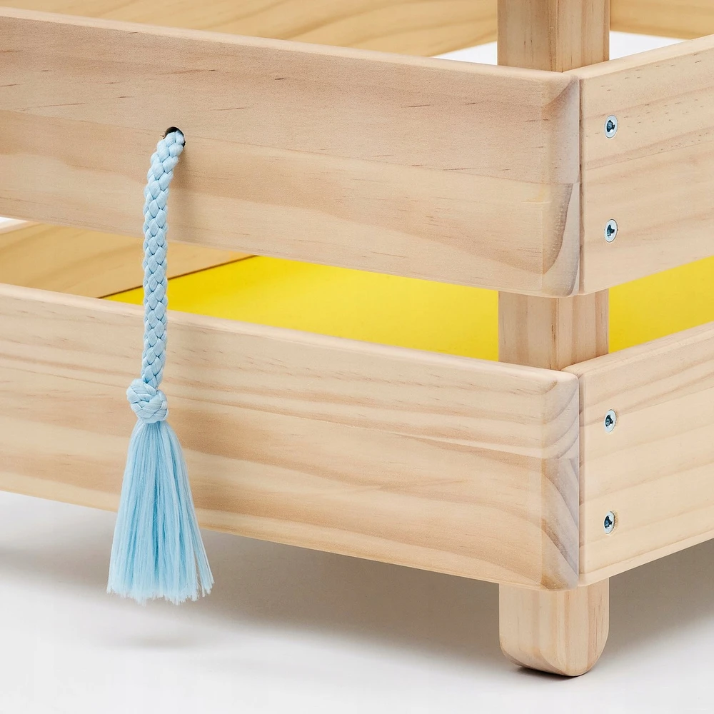 IKEA FLISAT Schowek na zabawki na kółkach, 38x43x29 cm