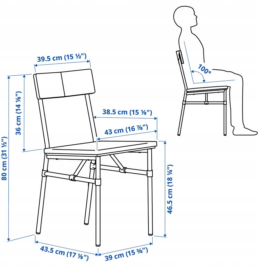 IKEA GROTAN Kėdė / tamsiai smėlio spalvos