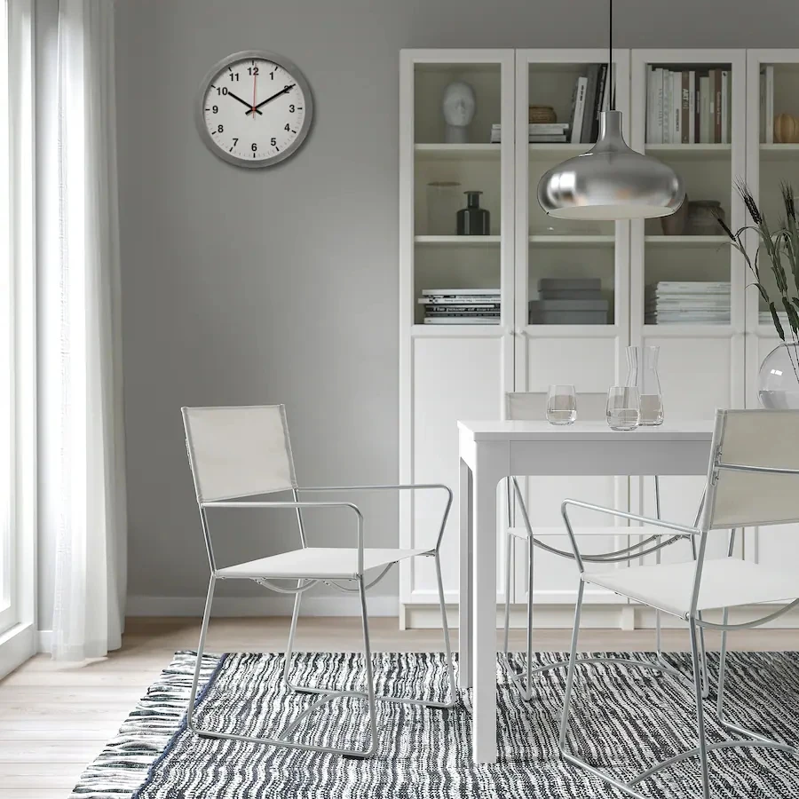 Ikea HOGALT Kėdė, sidabrinė/Alvsborg smėlio spalvos