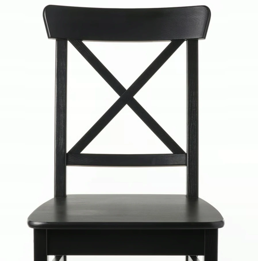 IKEA INGOLF Kėdė ruda ir juoda 60217822