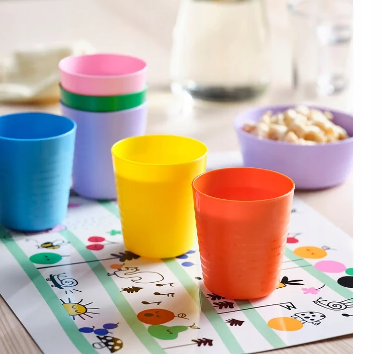 Ikea KALAS Puodelis, įvairių spalvų