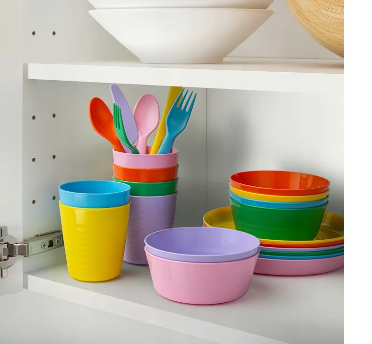 Ikea KALAS Puodelis, įvairių spalvų