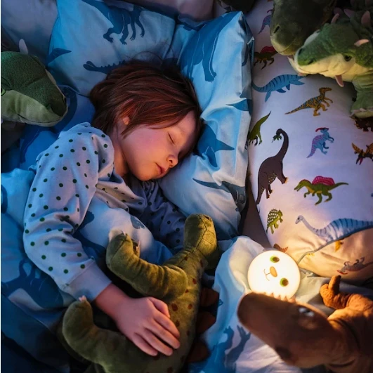 Ikea Lampka nocna LED minkšta Królik Zając dla Dziecka na baterie silikon KORNSNO