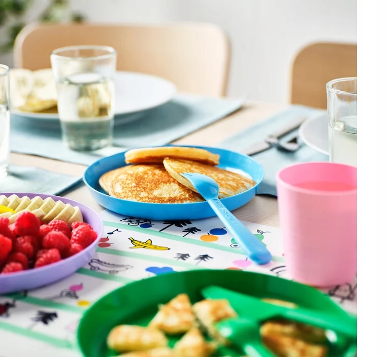 Ikea Lėkštė KALAS, įvairių spalvų