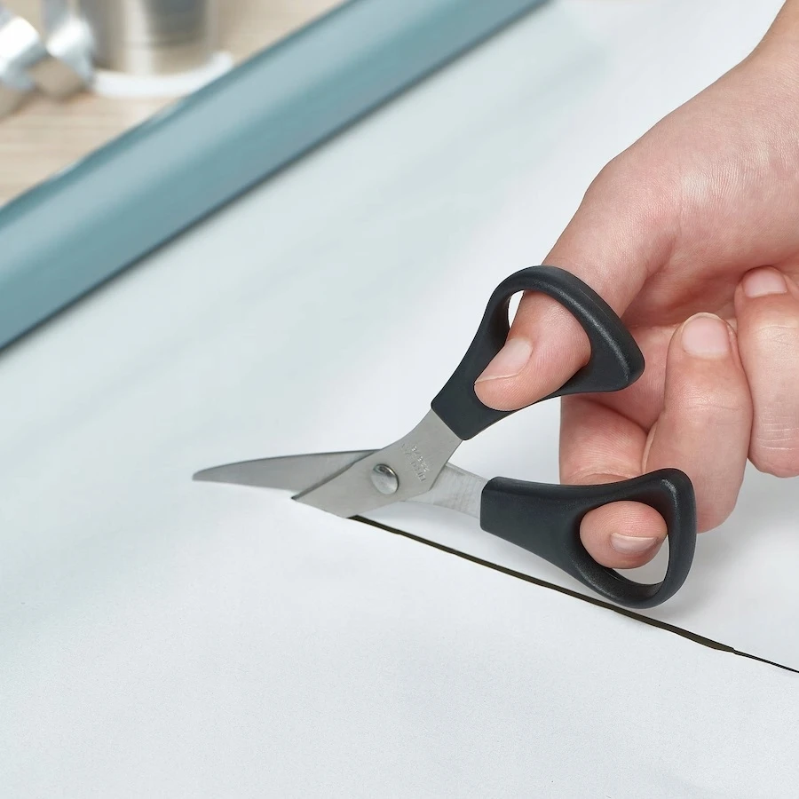 IKEA MANOGA Žirklės nerūdijančio plieno juodos - 14 cm