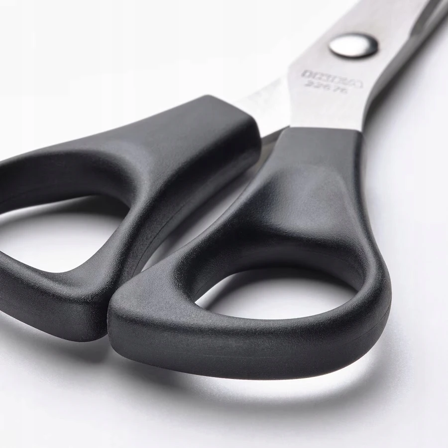 IKEA MANOGA Žirklės nerūdijančio plieno juodos - 14 cm