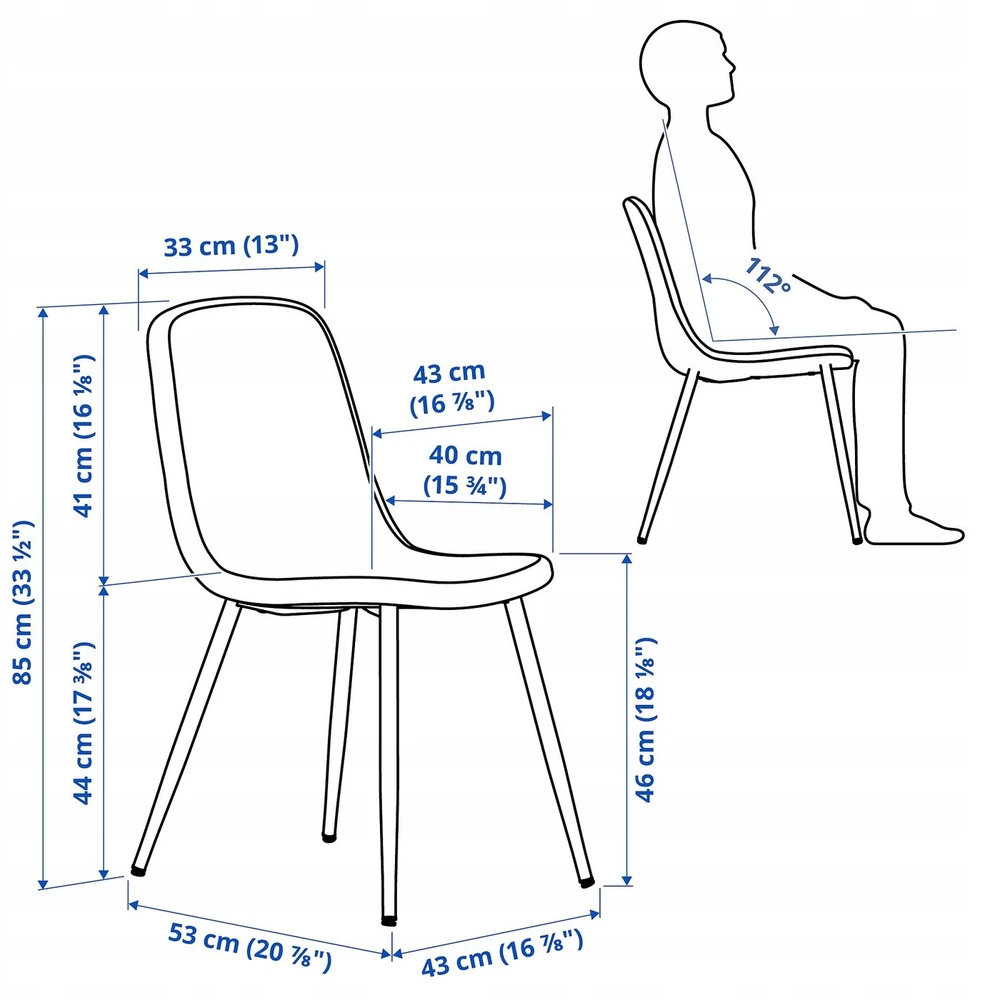 IKEA NORDMANSSKÄR Kėdė, juoda/Tonerud pilka
