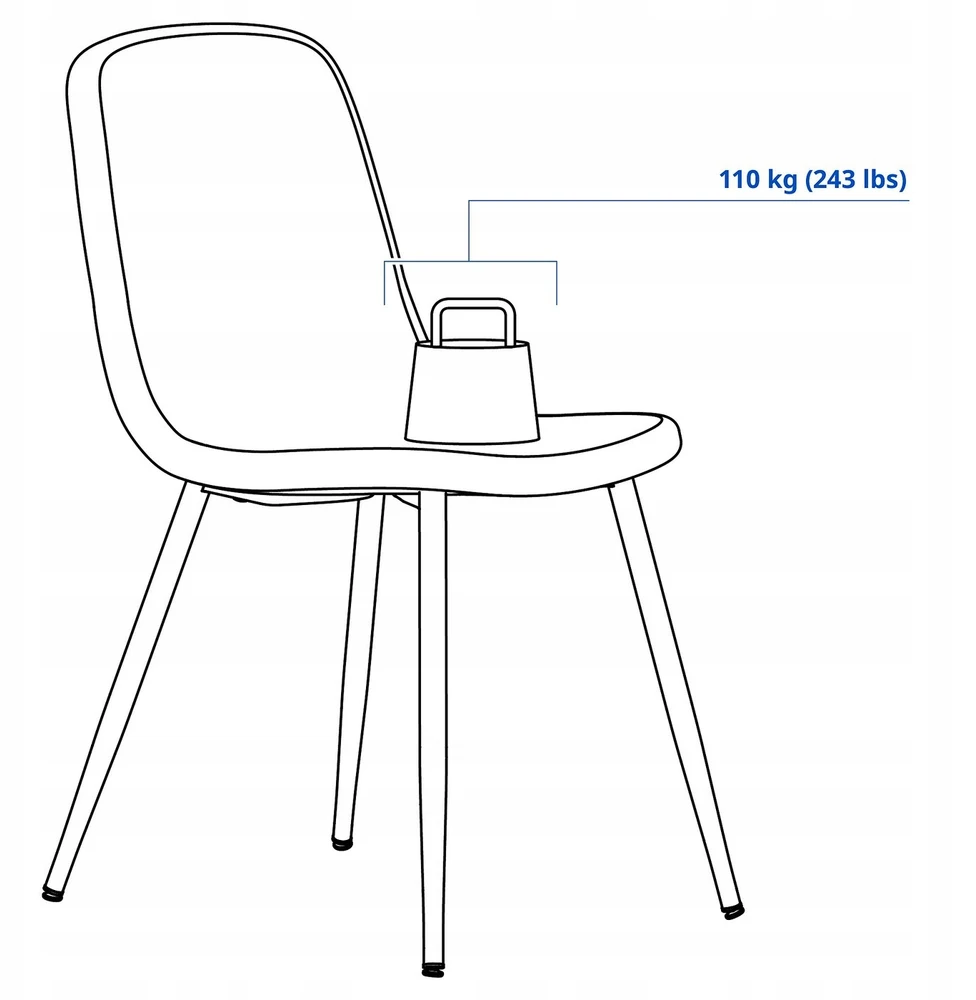 IKEA NORDMANSSKÄR Kėdė, juoda/Tonerud pilka