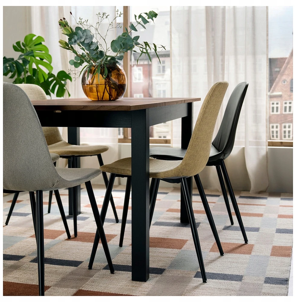 IKEA NORDMANSSKÄR Kėdė, juoda/Tonerud pilka