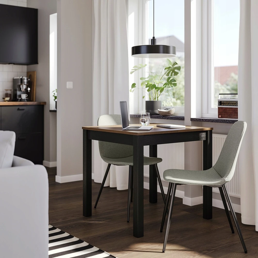 IKEA NORDMANSSKÄR Kėdė, juoda/Tonerud pilka