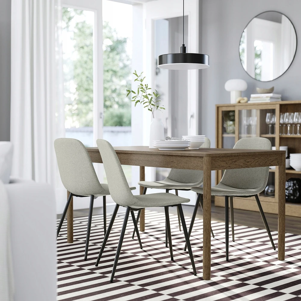 IKEA NORDMANSSKÄR Kėdė, juoda/Tonerud pilka
