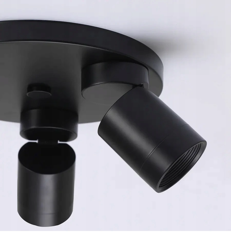 IKEA NYMANE Lampa sufitowa 3 reflektory antracito