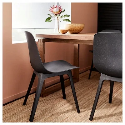 Ikea ODGER kėdė 45 x 51 x 81 cm juoda 1 vnt.