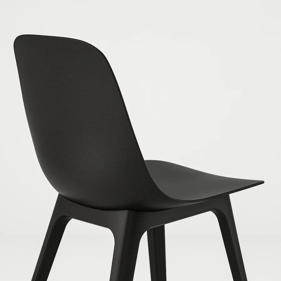 Ikea ODGER kėdė 45 x 51 x 81 cm juoda 1 vnt.