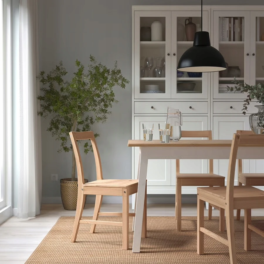 Ikea PINNTORP Kėdė, šviesiai ruda beica