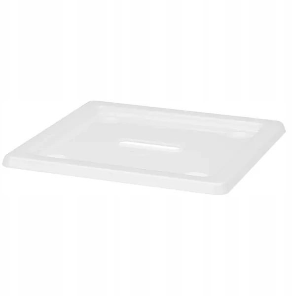 Ikea POKRYWKA DO POJEMNIKA NA KÓŁKACH BEZBARWNA 39x39cm