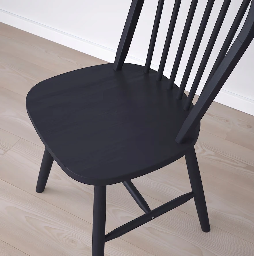 Ikea Skogsta kėdė, akacija, juoda