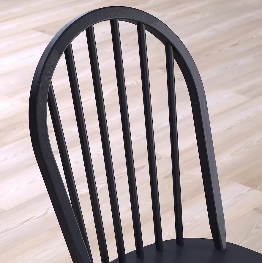 Ikea Skogsta kėdė, akacija, juoda