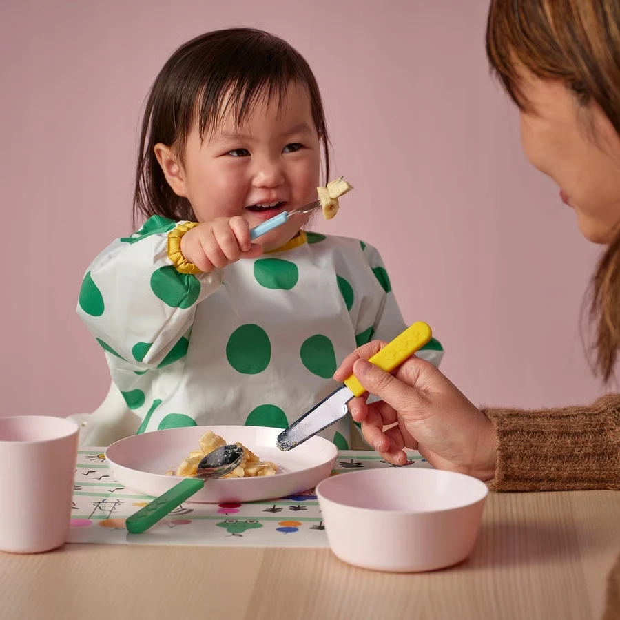 IKEA SMASKA Stalo įrankių rinkinys, 3 vnt., įvairių spalvų