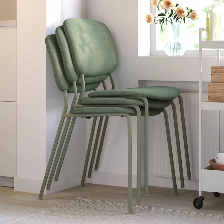 IKEA VIHALS kėdė / žalia pilkai žalia