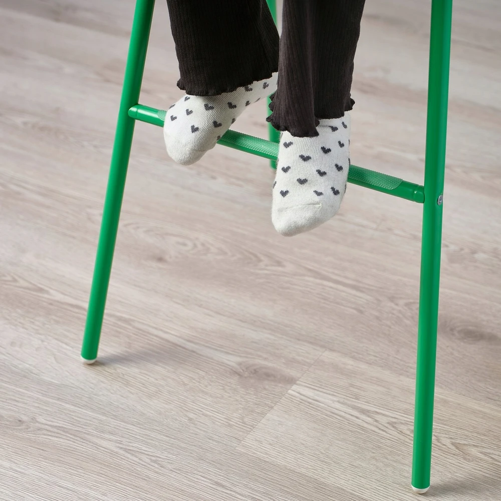 Ikea VILDGAS Vaikiška kėdutė - balta/žalia