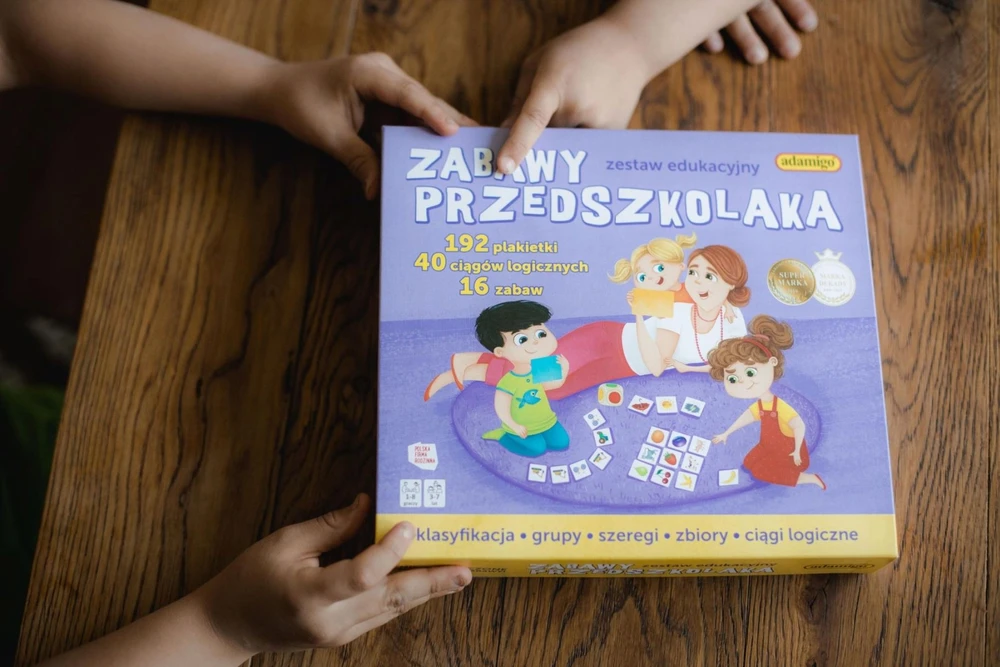 Adamigo Ikimokyklinio ugdymo vakarėlis Edukacinis rinkinys Amžius 3+