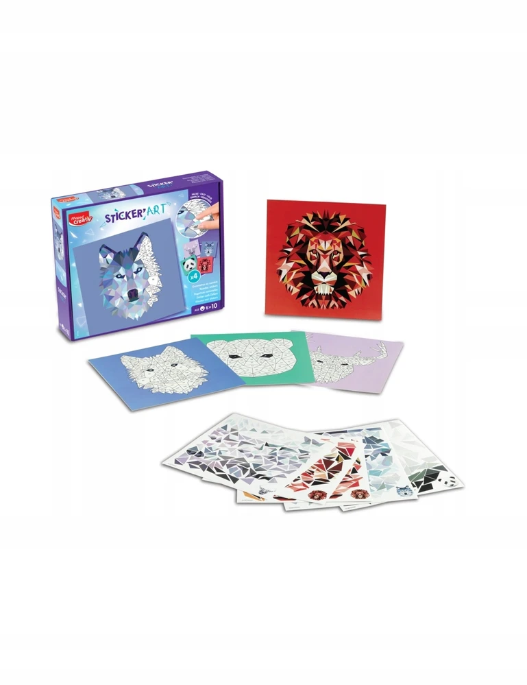 Įklijuoti pagal skaičius Maped Creativ Sticker Art