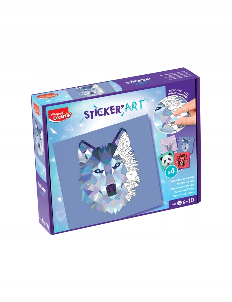 Įklijuoti pagal skaičius Maped Creativ Sticker Art