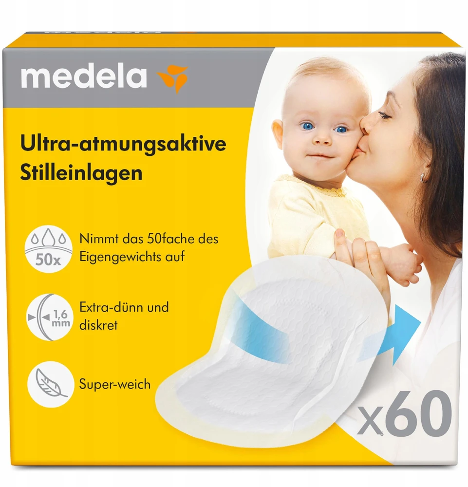 Medela Vienkartiniai Absorbentiniai Diskai 60Vnt