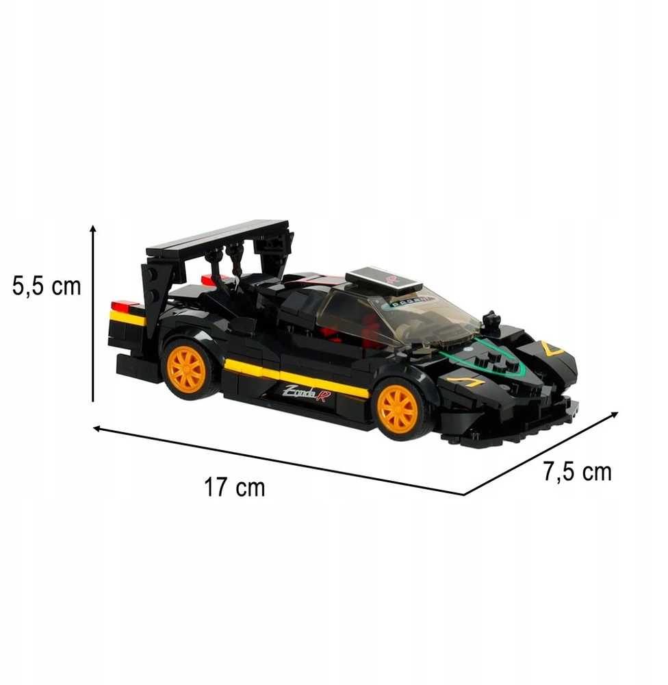 Ikonka konstruktorius Nuotoliniu būdu valdomas automobilis Zonda R 1:28