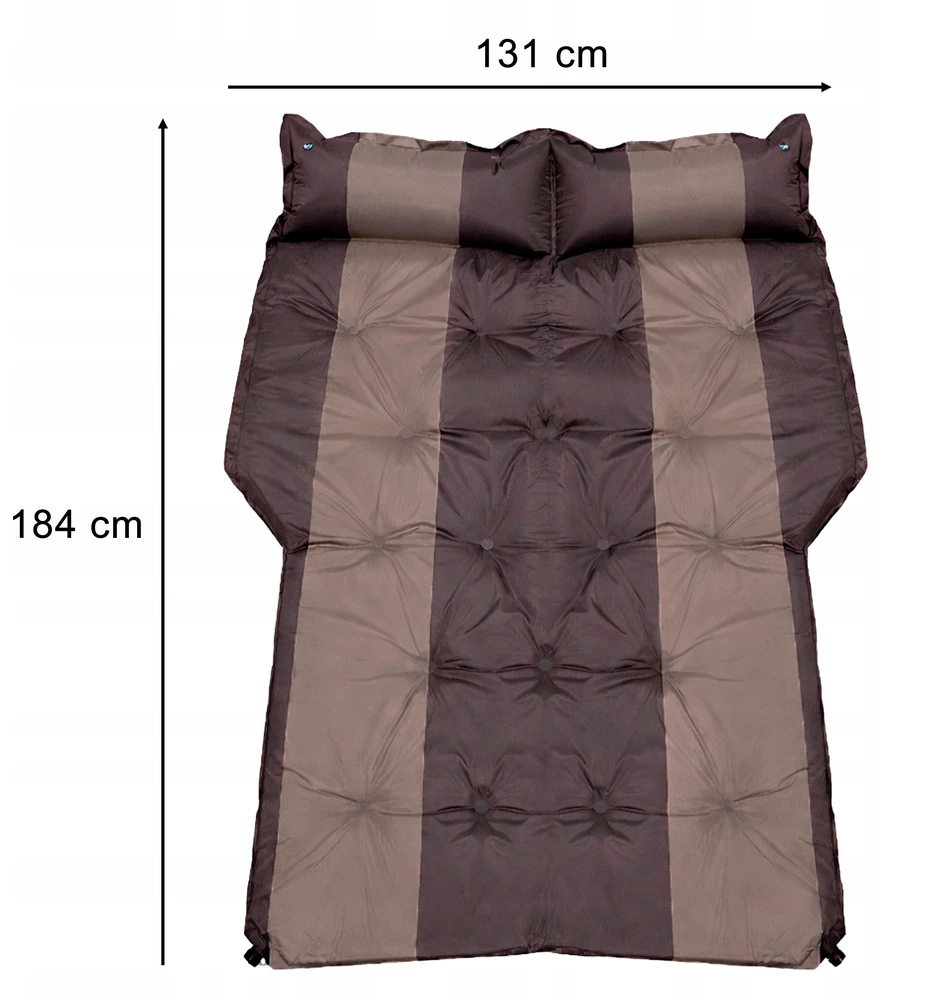 Ikonka Pripučiamas čiužinys automobilinė lova 180x120cm juodas