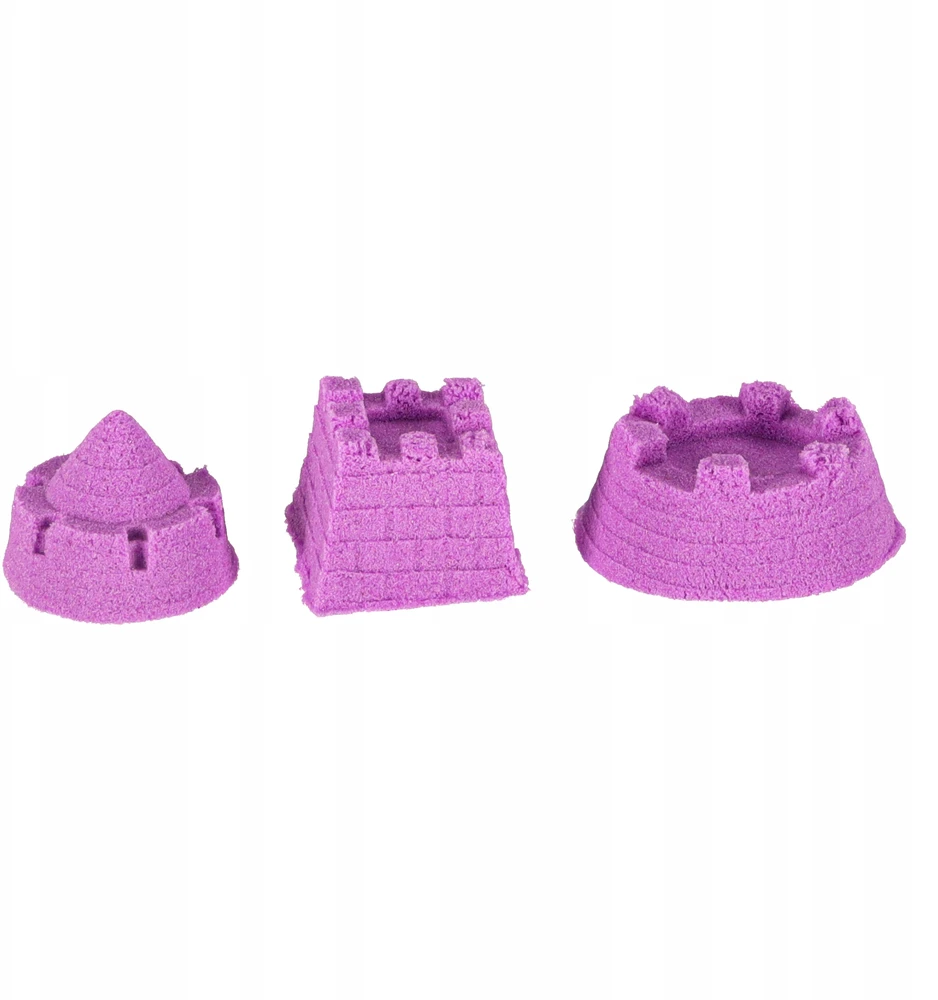 Ikonka Kinetinis smėlis 1kg maišelyje, violetinės spalvos