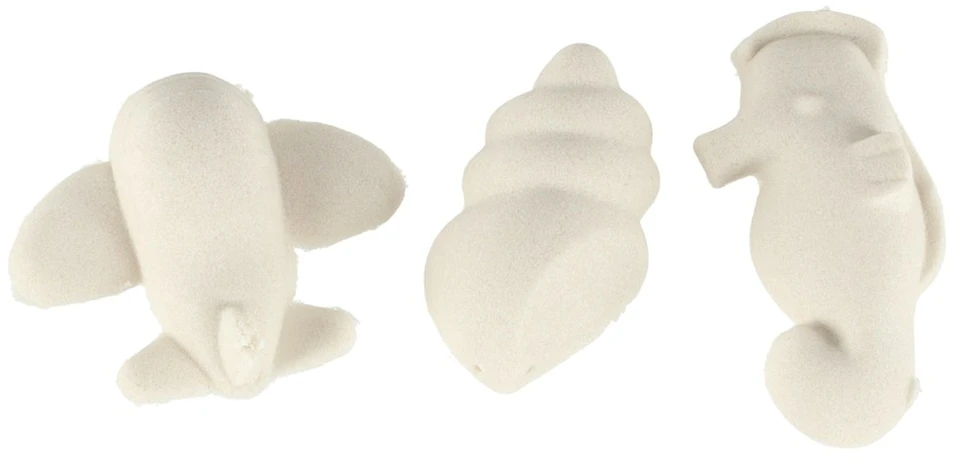 Ikonka Kinetinis smėlis vaikams 1kg baltas