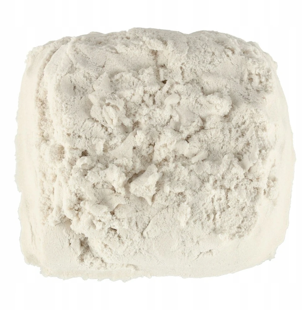 Ikonka Kinetinis smėlis vaikams 1kg baltas