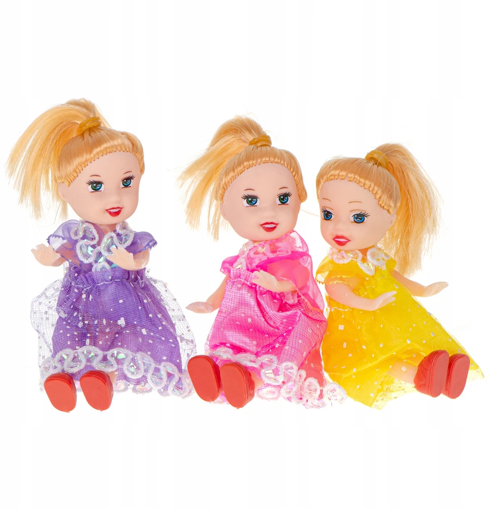 Ikonka Lėlės lėlių namams, 3 vnt., 10 cm