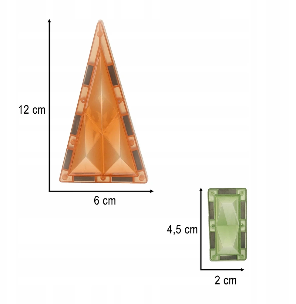 Ikonka 3D konstrukcinės magnetinės kaladėlės šviečiantis gyvūnų parkas 90 el.