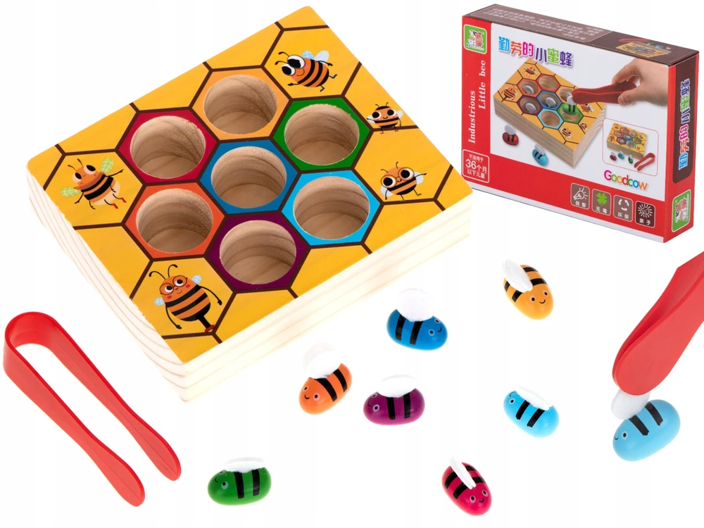 Ikonka Montessori žaidimas Bičių korys