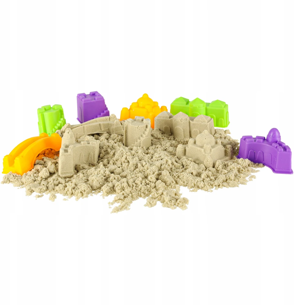 Ikonka Smėlio rinkinys su priedais ir nameliu 750 g 3+